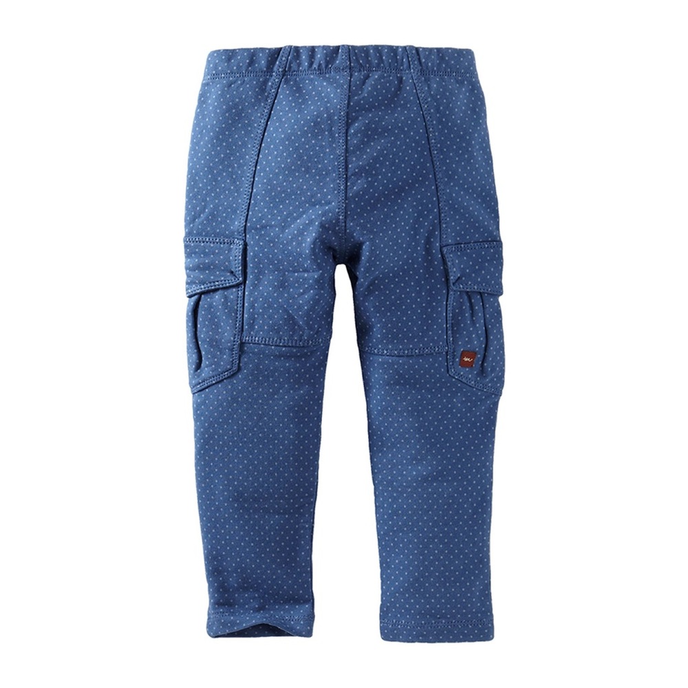 Tea collection pin dot terry cargo pants leggings
